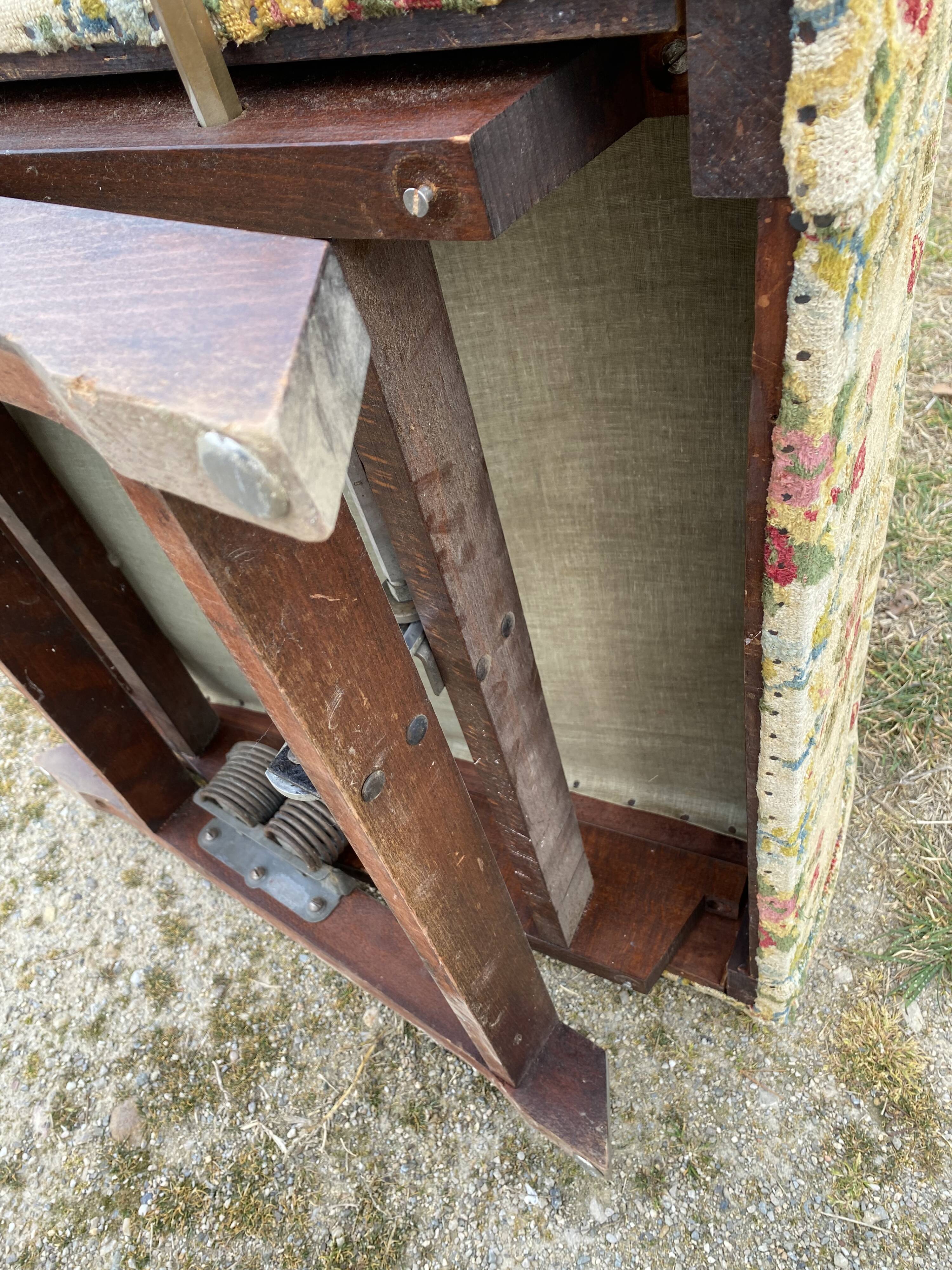 Pair of armchairs 1940 rocking-chair