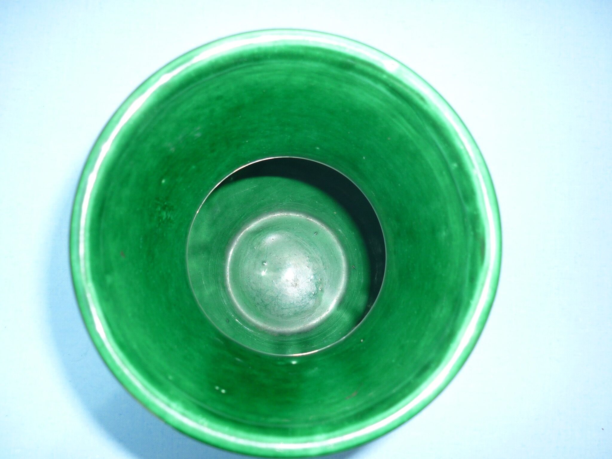 Dark green vase from the 1950s