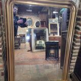 Mirror Louis Philippe 19th gold 144h/106l cms