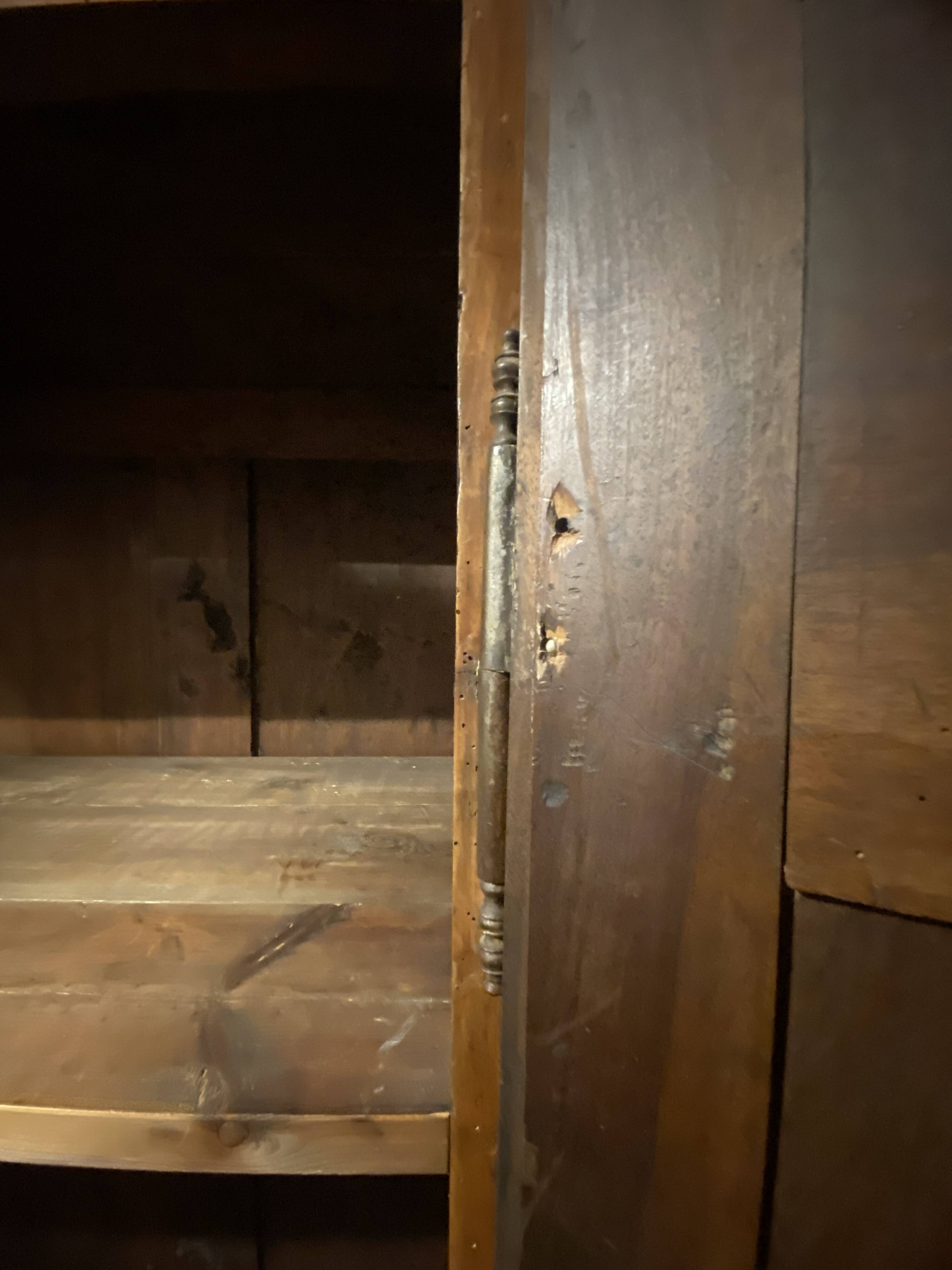 Solid wood wardrobe, country style