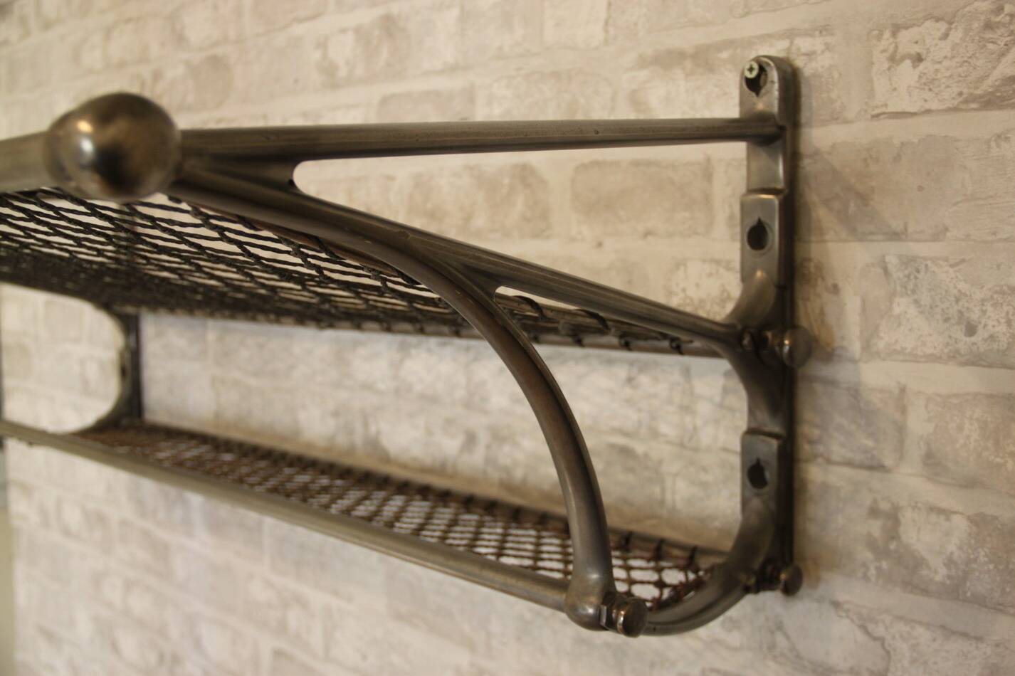 Old train luggage rack