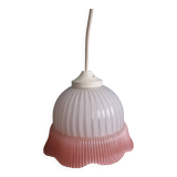 Pendant lamp with glass shade