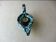 Old candle holder / candle holder, ceramic, Fat Lava, from Vallauris