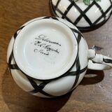 Delvaux porcelain cream service, rue Royale, Paris, late 19th century