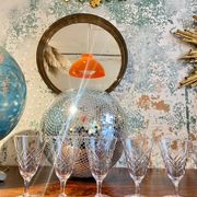 Lot de 6 verres à vin verrerie de Doyen