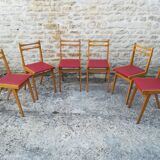 Six vintage chairs