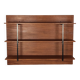 60' wall-mounted bookcase shelf