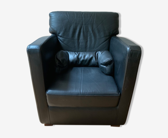 leather armchair Roche Bobois Year 1998