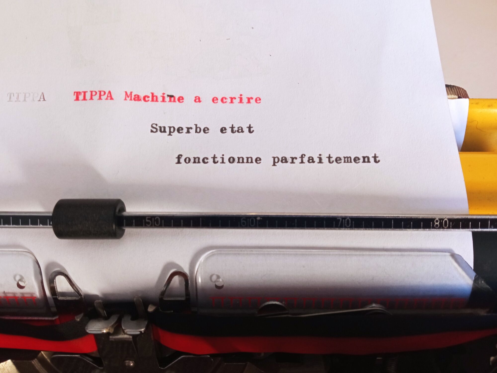 Typewriter Triumph Adler Tippa Model of the 1970s - Made in Holland
