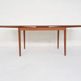 Teak extendable dining table, The Netherlands 1960's
