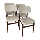 Chaises bois et skai