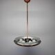 Bauhaus Copper Chandelier UFO by Josef Hurka, Czechoslovakia, 1930s