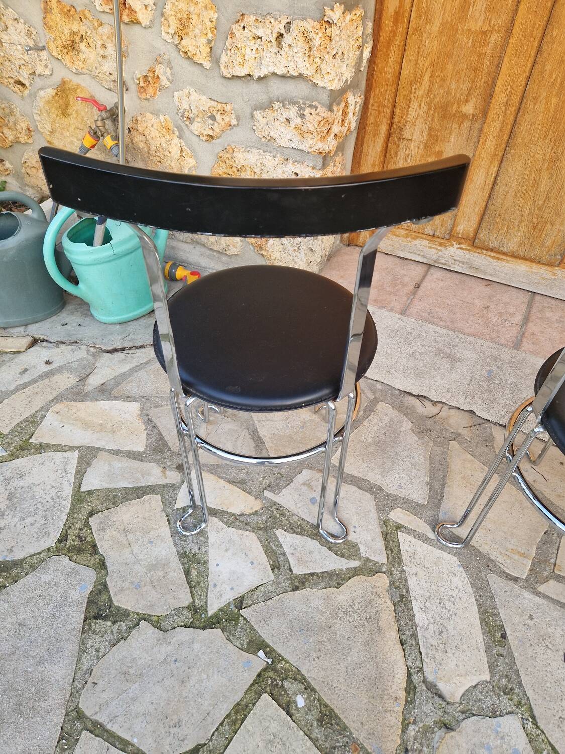 4 Scandinavian chairs by Börge Lindau