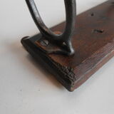 Patere wears coats hats cast wood art deco