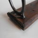 Patere porte manteaux chapeaux fonte bois art deco