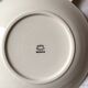 Seven plates dessert Gien in bordeaux and green vintage