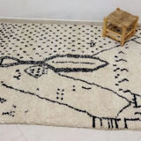 Moroccan Berber Wool Rug 246 x 146cm
