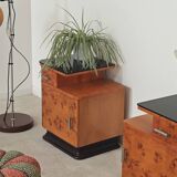 Jindrich Halabala dressing table and bedside tables for Up Zavody 1950