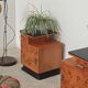 Jindrich Halabala dressing table and bedside tables for Up Zavody 1950