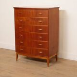 Vintage Danish chest of drawers | Teak | 6 drawers | 104 cm