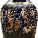 Gien porcelain lamp