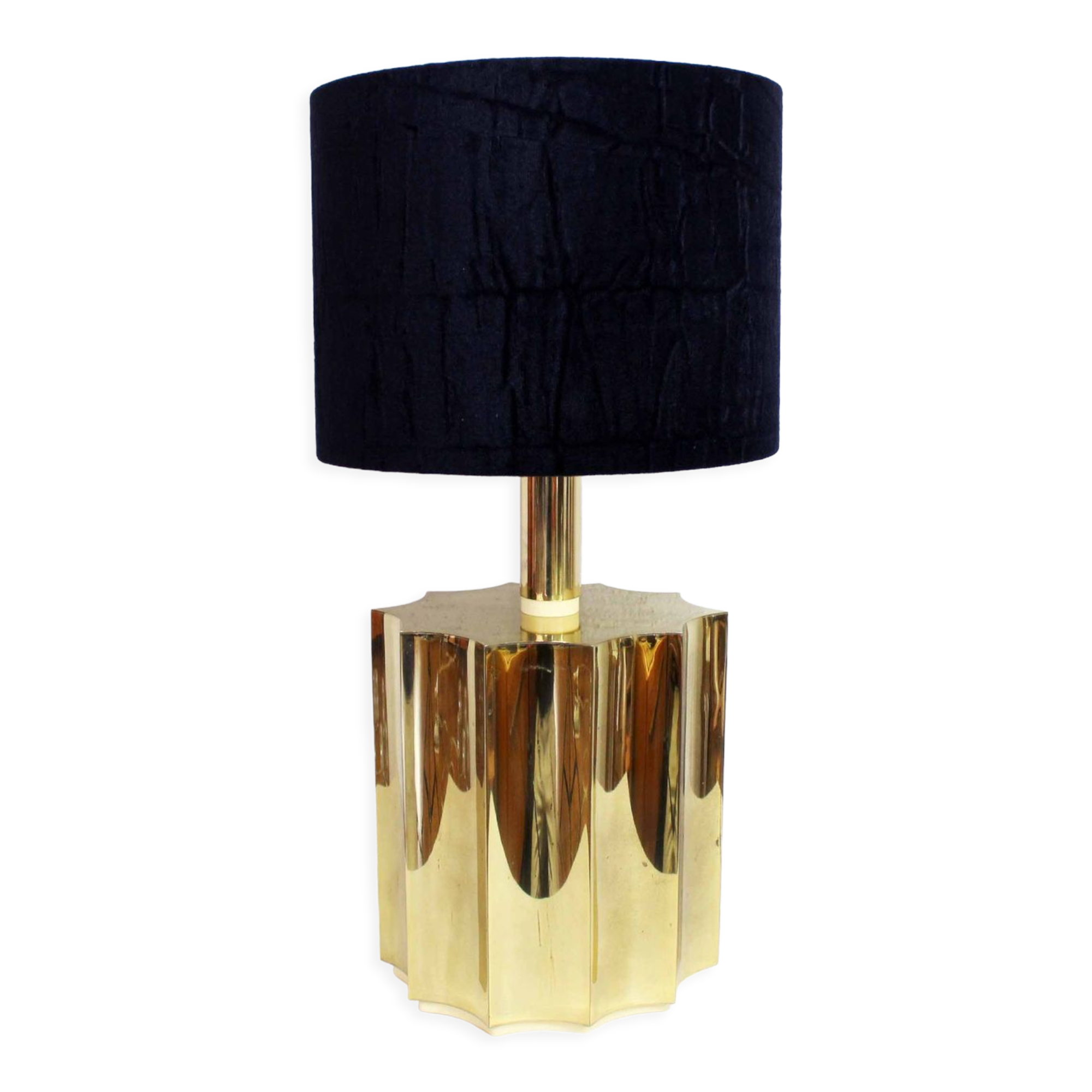 Lampe de table italienne en laiton