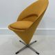 Fauteuil conique de Verner Panton, années 1950