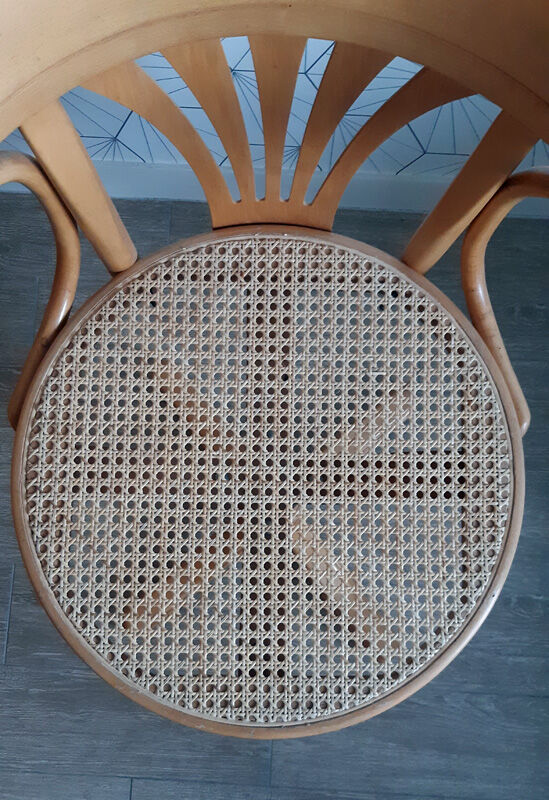 Fauteuil de bureau pivotant ZPM Radomsko - années 50.