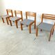 Ensemble de 4 chaises à repas SG 1200 en pin par Cees Braakman, 1970