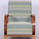 Art Deco Lounge Chair attributed to Jindřich Halabala for Up Závody, Former Czechoslovakia, 1920s