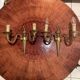 Paire applique bronze style empire design Péris Andreu