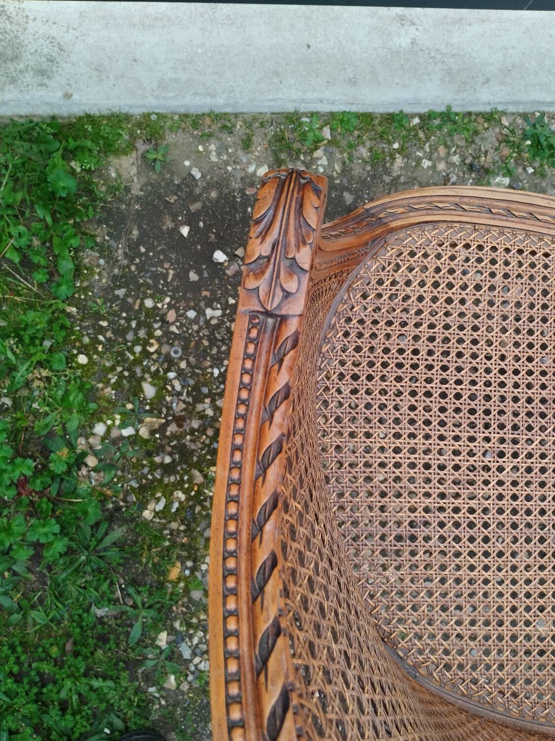 Old Louis XVI style bench