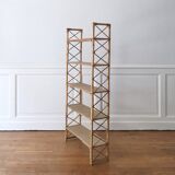 vintage rattan shelf