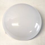 Plafonnier par Choisylux globe opaline années 60 70