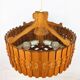 Scandinavian vintage pine suspension 1960