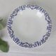 Plat piédouche, faïencerie Onnaing, vintage