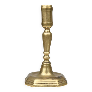French Antique Candlestick in Bronze, 16th Century