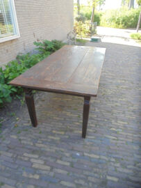 Antique old wooden table