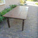 Antique old wooden table