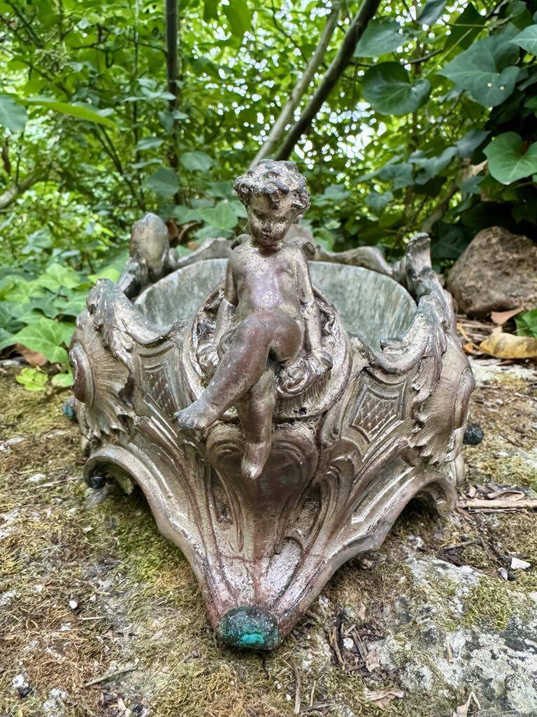 Large silver planter from the Napoleon III period