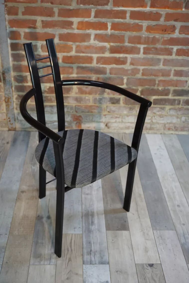 Set of 4 Italian design armchairs from the 80s