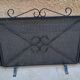 3-leaf iron fireplace screen