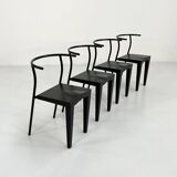 Set of 4 Dr. Glob chairs by Philippe Starck for Kartell 1980