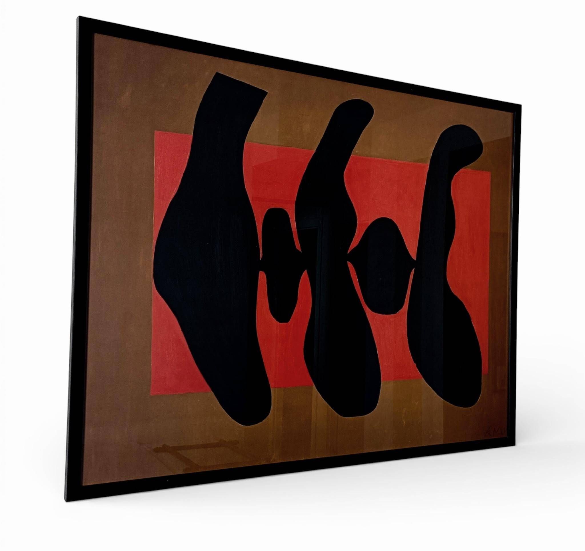 Robert Motherwell (Oil on Canvas, The Dance II, 1952), Poster/ Print, MOMA NY