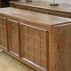 Cerused oak sideboard signed Maurice Rinck 1940s