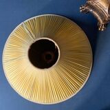 Antique lamp in gilded carved wood, tripod, Napoleon III, 19th century