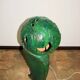 ‘Head’ sculpture lamp, glazed ceramic, vintage, Poland, 20th century