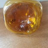 Vintage mouth-blown glass carafe