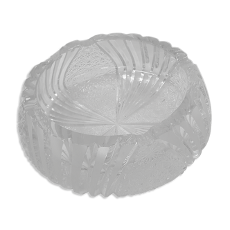 Bohemian crystal ashtray, Poland 1980