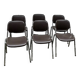 Lot de 6 chaises vintage par Helmut Starke, modèle Multi-Set